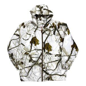 REALTREE HUNTSHIELD Camo Hunting Fishing Waterproof Windbreaker Jacket Medium